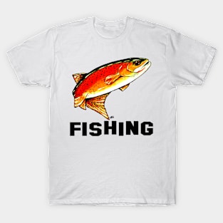 Fishing Yellowstone Cutthroat Trout Fish Fisherman Jackie Carpenter Gift Best Seller Father Dad Husband Fly Love T-Shirt